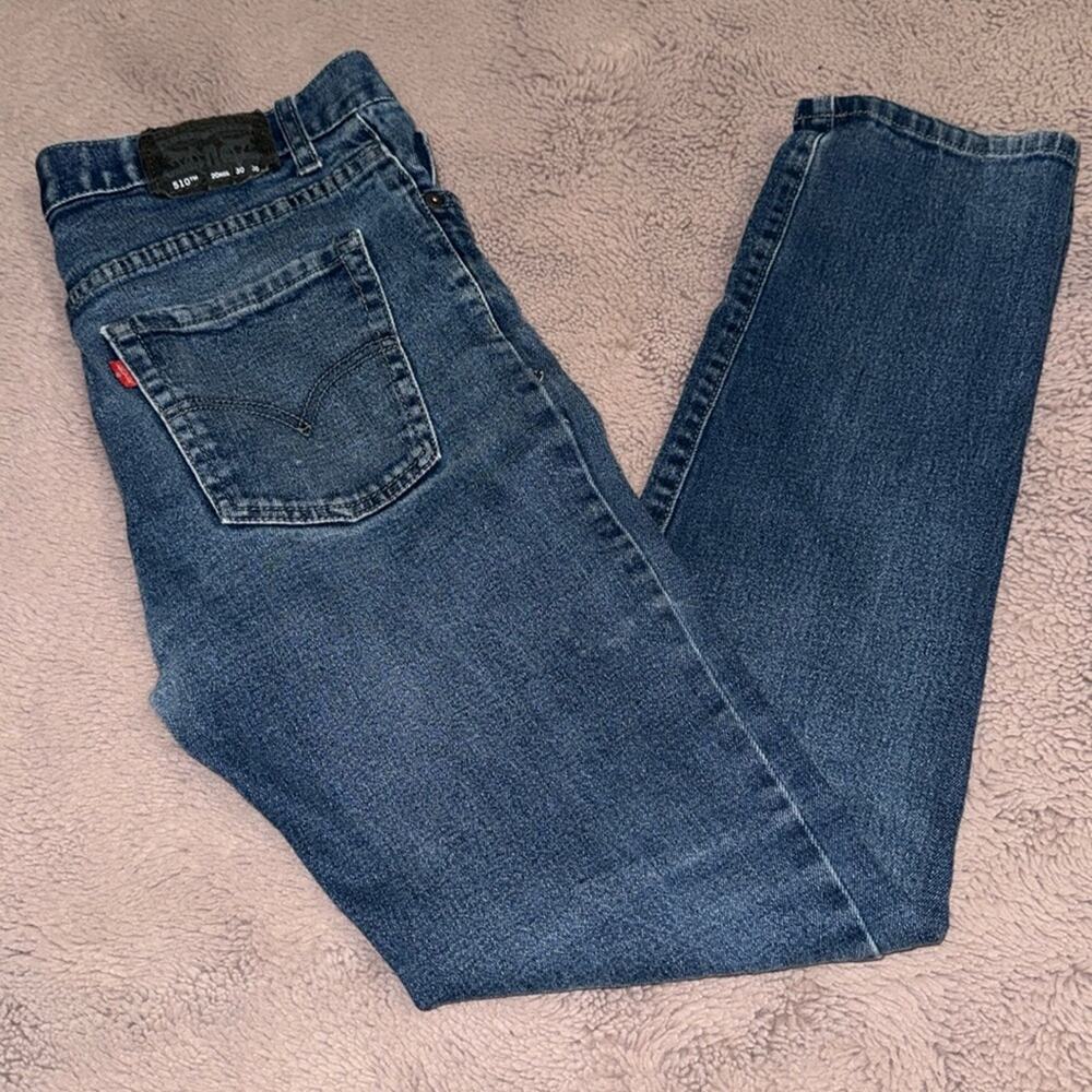 Levi's 510 Skinny Black Label Denim Jeans Size 20 Reg 30x30 Skinny Jeans